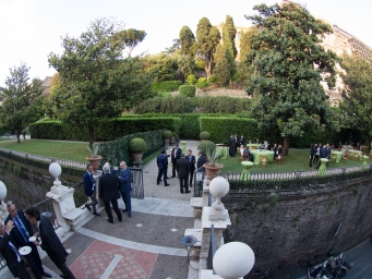 Corporate event organised by Smart Eventi in the prestigious Roman venue Galleria del Cardinale